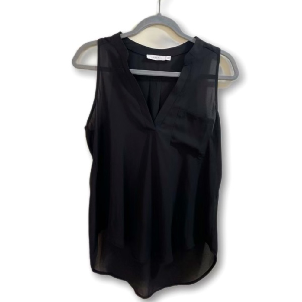 LUSH womens size small sheer sleeveless top